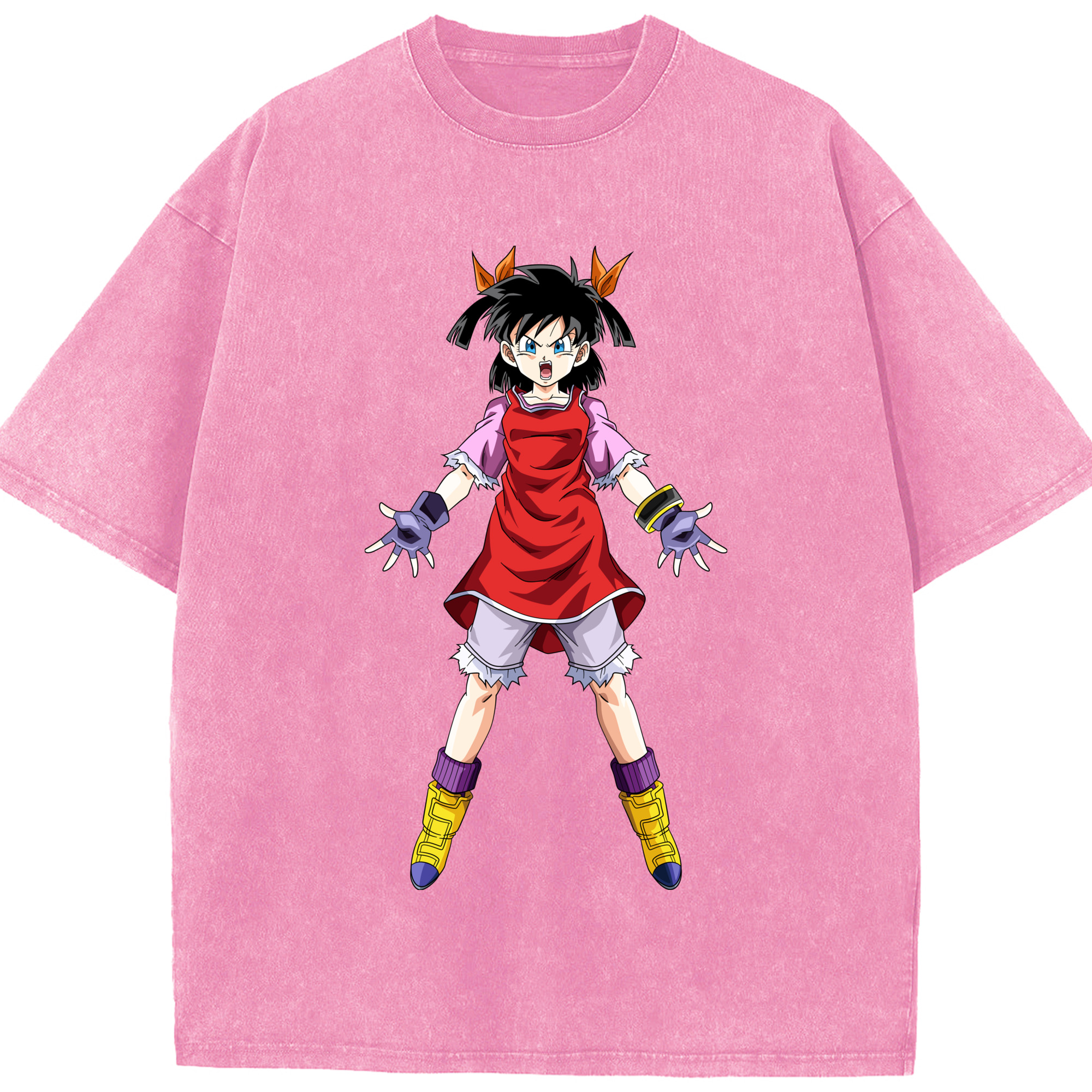 （画像用） ドラゴンボール パン DRAGON BALL Pan 綿100% ヴィンテージ風 半袖Tシャツ（フロントプリント）